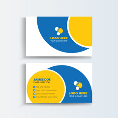 Clean and modern business card design template. Cleaning Company Business cards. simple minimal Business Card layout design.