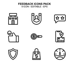 Feedback icon or logo isolated sign symbol vector illustration - Collection of high quality black style vector icons 
