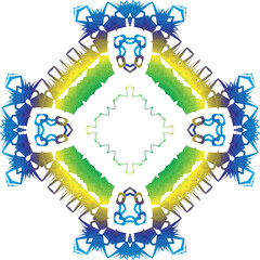 Beautiful bright pattern. Vector file for designs.