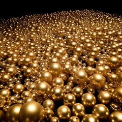 Golden pearls