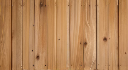 Fototapeta premium Light wooden wall texture (Generative AI)