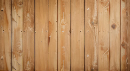Fototapeta premium Light wooden wall texture (Generative AI)