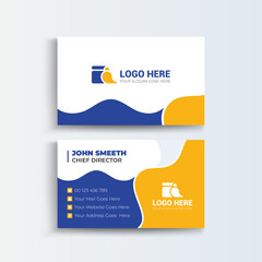 Cleaning Company Business cards and Modern Creative and Clean template. simple minimal Business Card layout design. Flat Design Vector Illustration. Stationery Design.