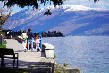 Salo, Italy, views in spring