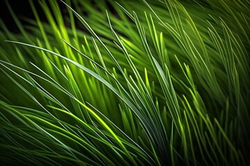 Bright green grass texture background. AI generated