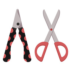 Scissors for claws of animals, cats, dogs, animal care.