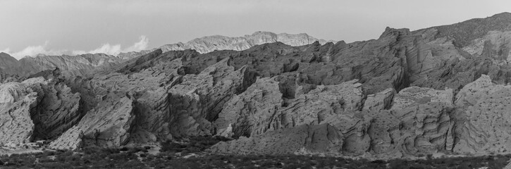 Beautiful landscape of rocky formations in a wilderness
