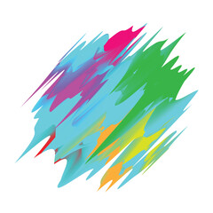 Beautiful abstract art background. Colorful watercolor brush strokes, isolate paint. 