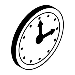 Watch Time isometric Concept, audience retention duration Vector outline Icon Design, FilmmakingSymbol, video production  equipment Sign, streaming media and film maker Stock illustration