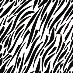 Black and white zebra print skin vector illustration design