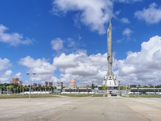 Exterior Panoramic view at the Memorial in honor of Doctor António Agostinho Neto, first president of Angola and liberator of the Angolan people