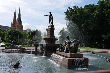 Archibald Fountain im Hyde Park in Sydney