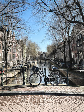 The canals and architecture of Amsterdam, Netherlands. 27 March 2023. © Sonny