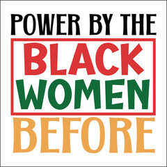 Power by the black women before SVG