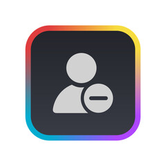 Delete User - Pictogram (icon) 