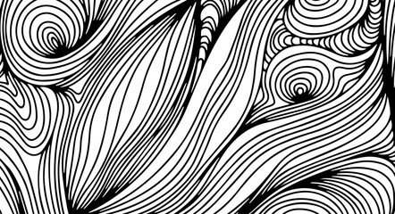 Wavy curved line background. Cover layout template art.