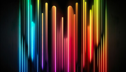 Vertical Vibrancy: Radiant Ripples