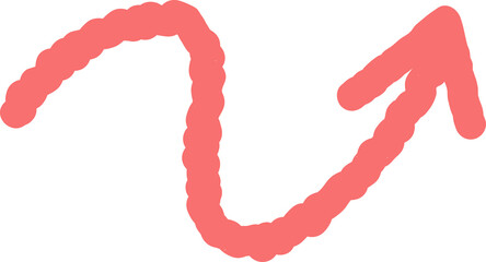 Hand drawn arrow illustration