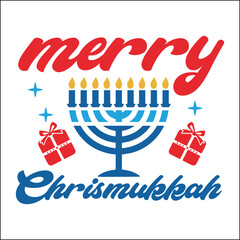 Merry Chrismukkah SVG