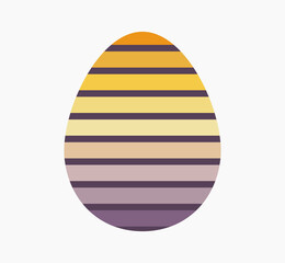 Easter egg striped decoration pattern.