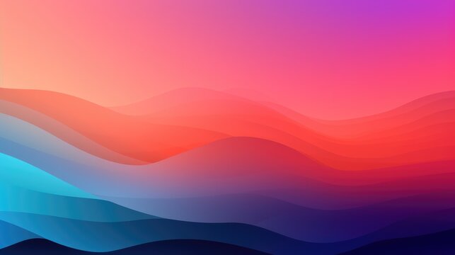 Smooth gradient background with subtle color transitions, ideal for desktop wallpaper in 16:9 aspect ratio, generative ai illustration.