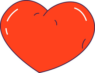Cartoon Heart Icon