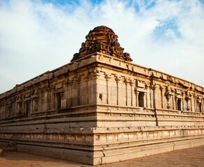 Fototapeta premium Temple ruins of Hampi, Karnataka, India