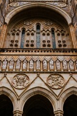 Vertical low-angle view of Saint John's Anglican Cathedral's beautiful exterior in Australia