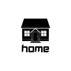 Home real estate agent logo icon isolated on transparent background