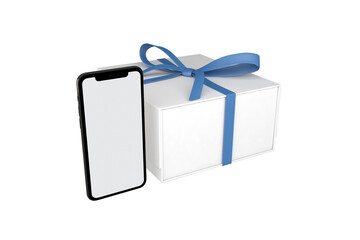 Gift Box and Phone