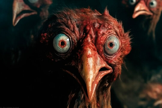 A Horror Version Of The Easter Chicken