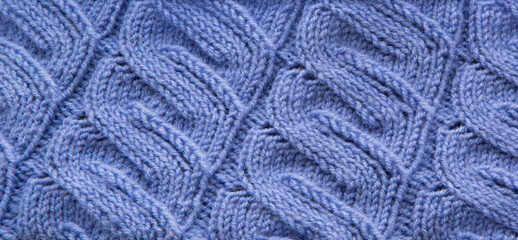 Knitted pattern color  background.