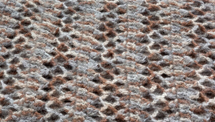 Knitted pattern color background.