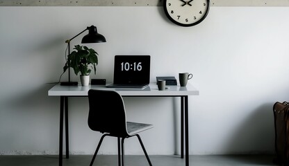 Fototapeta na wymiar office interior with table, AI-generated