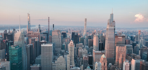 Fototapeta na wymiar United States of America. New York City Skyline Photography 