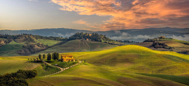 Toscana Landschaft Italien Panorama