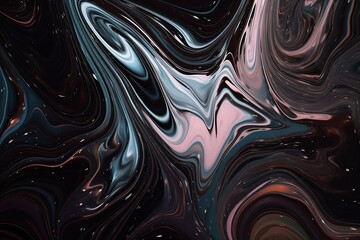 Fluid Marbling Paint Texture Wallpaper