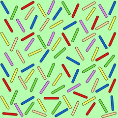 seamless pattern with colorful sprinkles
