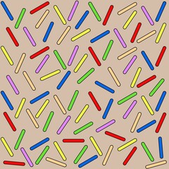 Fototapeta na wymiar seamless pattern with colorful sprinkles