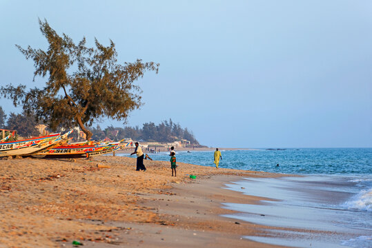 Village de pêcheurs au Sénégal