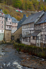 Fototapeta na wymiar Old half-timbered houses in Germany