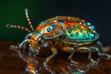 close up of a bug made with generative ai