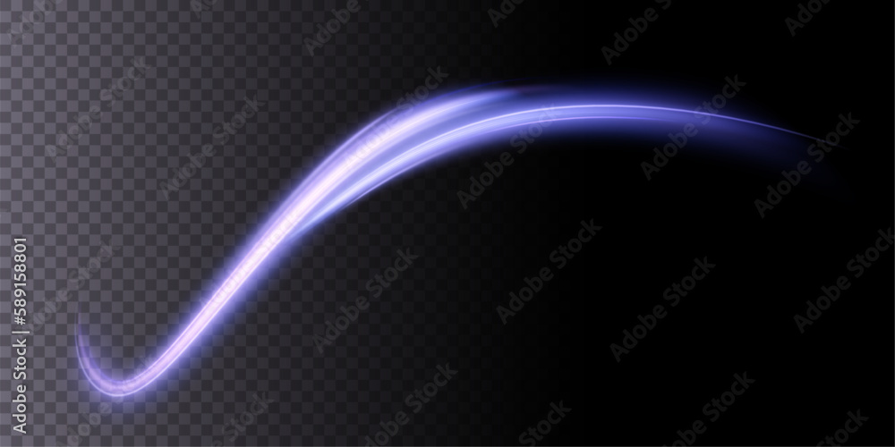 Poster a bright plume of luminous rays swirling in a fast spiraling motion. light blue swirl. light effect 