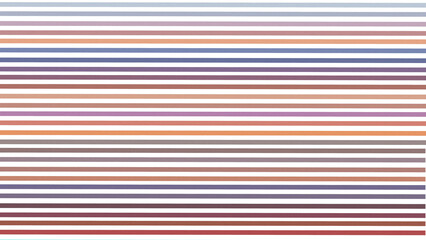 Retro colors stripes on transparent background. PNG element. Multicolored lines in vintage style with grainy texture. Abstract striped background or overlay.