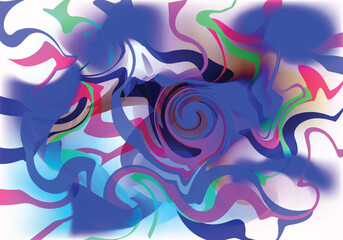 abstract object wave color background design