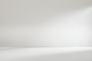 Abstract white studio background for product presentation.  - obrazy, fototapety, plakaty