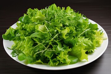 fresh green salad , generative artificial intelligence