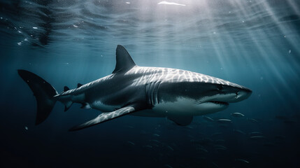 Fototapeta premium Shark in the ocean