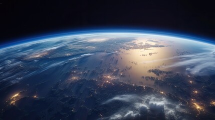 Beautiful landscape of planet Earth.