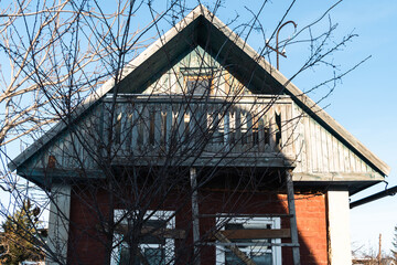old wooden house